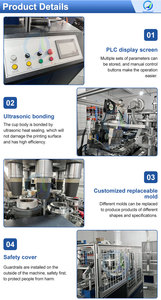 Đại Dương Chi Phí Thấp Kinh Doanh Nhỏ Tự Động Ý Tưởng Bỏng Ngô Cốc Giấy Gấp Cốc Dùng Một Lần Làm Máy - Product Image 4