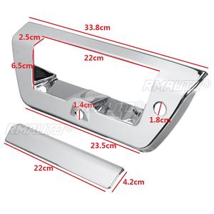 2 Cubiertas Decorativas para Manijas de Puerta Trasera con Acabado en Fibra de Carbono Cromada para Ford F150 2015 2016 2017 2018 2019, Accesorios para Auto - Product Image 3