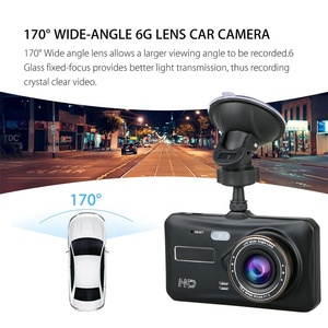 Iposter 4 inch 1080P 32GB kép cam ống kính xe sao lưu máy ảnh hộp đen ghi <span class=keywords><strong>Dashcam</strong></span> - Product Image 5