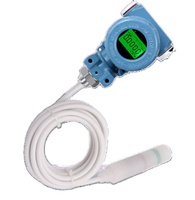 Transmetteur de niveau submersible anti-corrosion 4-20mA RS485 IP68 Sonde PP Portée 30m Précision 0,5% Mesures de niveau d'étang à poissons