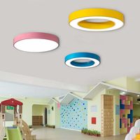 Lustre LED créatif en fer pour chambre d'enfant (garçons et filles), salle de danse, éclairage haute luminosité