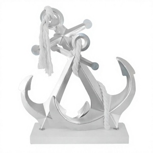 Vajilla de ancla de barco náutico de aluminio, objeto más vendido y acento, modelo de ancla superventas, artículo decorativo - Product Image 1