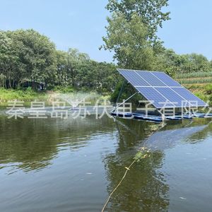<b>Solar</b> Fountain Aerator Floating <b>Solar</b> Power System 240V <b>Pump</b> Outdoor Water Circulation Oxygenation Equipment - Product Image 4