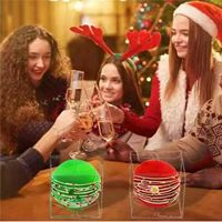 RomanticBaking Lot de 100 boîtes transparentes pour bombes chocolatées 3x3x3 pouces avec autocollants, petites boîtes cadeaux pour artisanat, cupcakes, bonbons, anniversaires, mariages, fêtes
