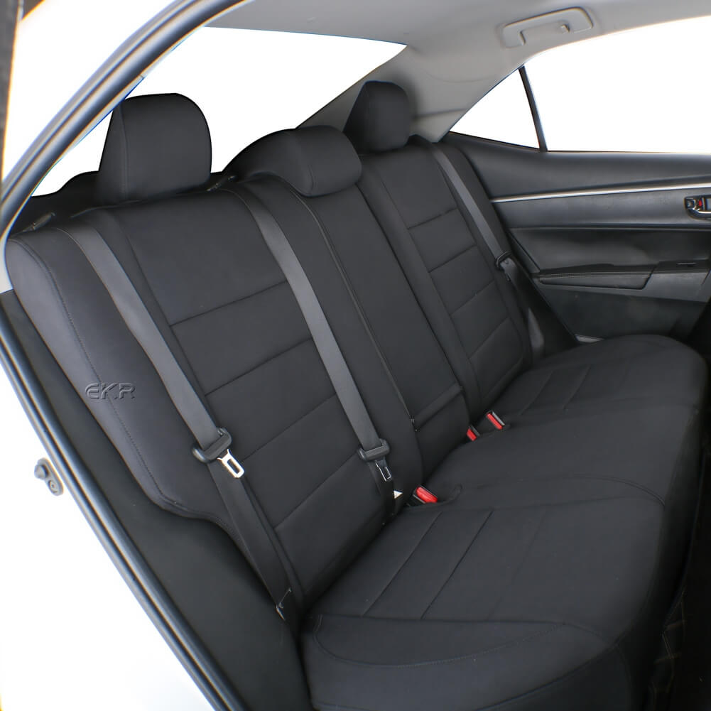 thumbnail image 2 of ZZYFDC 9pcs Car Seat Covers For Hyundai Kona EV 2019 2020 2021 2022 2023 2024 2025 Luxus, Car Front Rear Waterproof Breathable Full Set Interior Protector Accessories,Blue 2 of 12