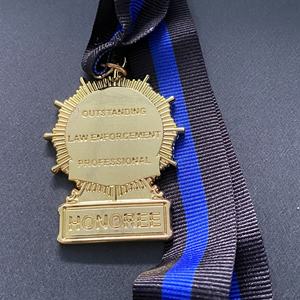 Médaille personnalisée Inspecteur Membre New Jersey New York Détectives <span class=keywords><strong>Crime</strong></span> Clinique Honoree Médailler - Product Image 3