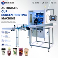 Máquina de Serigrafía Fácil de Operar, Totalmente Automática, con Pretratamiento por Descarga Corona para Impresión en Contenedores