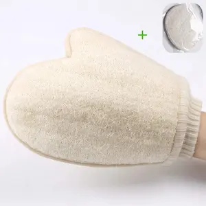 Natürliche Luffa Peeling Handschuhe Pad für Bad Dusche Spa Massage und Körper peelings und Deep Peeling Wash Mitt