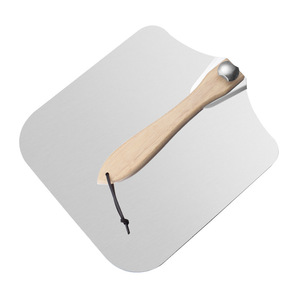 Aluminum Folding Pizza Spatula Wooden Handle 14 16 Inch Oven Safe For Household Use - Product Image 2