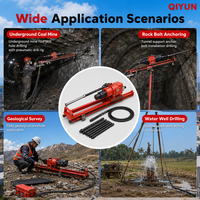 Compresseur d'air électrique souterrain compact et portable QIYUN pour foreuses de fond de trou, équipé d'un ensemble moteur central pour le forage