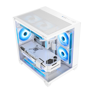 Fábrica al por mayor de alta calidad 207 ° Vista panorámica <span class=keywords><strong>PC</strong></span> <span class=keywords><strong>Gaming</strong></span> case Precios asequibles MATX Desktop <span class=keywords><strong>Computer</strong></span> <span class=keywords><strong>Gaming</strong></span> case - Product Image 2