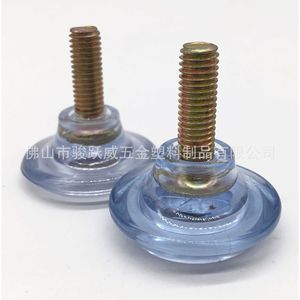 Junyuewei Transparent Adjustable Feet 37mm Diameter 8x22mm PVC Furniture <b>Pads</b> Anti Slip Shock Absorption - Product Image 4