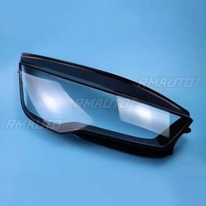Pour Audi A7 S7 RS7 2015 2016 2017 2018 Cache-phare avant Couvercle de phare Coque de lampe Lentille transparente en plexiglas - Product Image 3