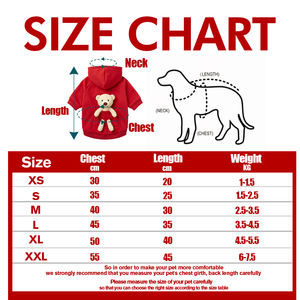 Red Hooded Sweatshirt For French Bulldogs With Adorable Teddy Bear Pocket - Stylish &amp; Comfortable Pet <strong>Clothing</strong> - Product Image 6