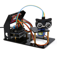 RoboWiz modul Sensor Radar ultrasonik, untuk Arduino Kit DIY 180 "SPI 1.8 derajat detektor pemindai dengan tampilan TFT
