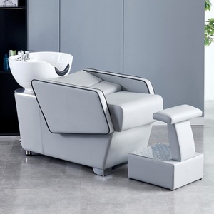 Chaise de lavage de cheveux avec bol, mobilier de massage confortable, personnalisable, pour salon de coiffure, vente chaude - Product Image 3