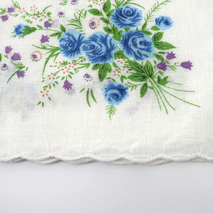 مزيج منديل هانكي المطبوعة حافة التقلبي القطن منديل كلاسيكي - Product Image 6