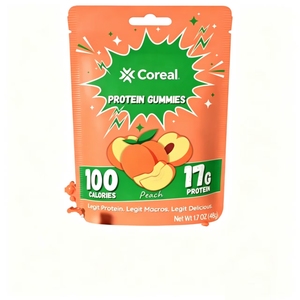 Natural 17g Muscle-Fueling Whey <b>Protein</b> <b>Isolate</b> Strawberry Sports Gummies Adult Low Calorie No Artificial Sweeteners - Product Image 2