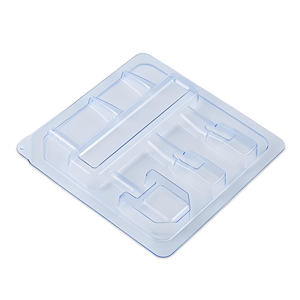 Medical Grade Recycled Materials Transparent PETG Disposable Blister Packaging <b>Trays</b> for Syringes - Product Image 3