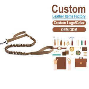 Laisse tactique en nylon anti-traction pour chien, robuste, avec poignée et collier, idéale pour les promenades en extérieur – Vente directe usine - Product Image 1