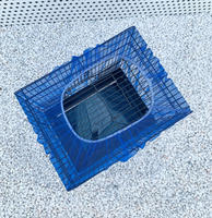 Housse de cage à oiseaux respirante sur mesure, en maille, attrape-graines, anti-poussière, jupe de cage à oiseaux