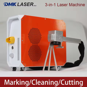 Dmk 200W Puls Laser Reiniging, Markering & Dunne Sheet Snijden <span class=keywords><strong>3</strong></span>-In-1 Machine Voor Metalen Reiniging - Product Image 2