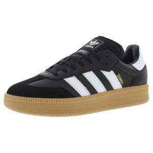 Chaussures Adidas Samba pour homme, noir, blanc, marron, dessus en cuir, style décontracté pour la marche - Product Image 1