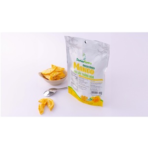 Mangue en tranches déshydratée par congélation, saveur naturelle, sans sucre, prix d'usine, saine, en vrac, Vietnam, ISO, collation - Product Image 1