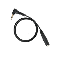 Earphone Musik Berkabel 3.5mm, Earpiece Keamanan Mini Tersembunyi, Headset Radio Dua Arah dengan Kit Pengganti IPX-4