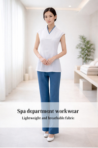 Vêtements d'entreprise personnalisés OEM ODM pour employés d'hôtel et de spa, uniformes d'hôtel, vêtements professionnels - Product Image 2