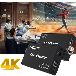 Yeni tasarım 20KM 4K60Hz DP <span class=keywords><strong>HDMI</strong></span> Fiber genişletici üzerinde yayın üretimi için 4:4:4 HDR Video iletimini destekler - Product Image 3