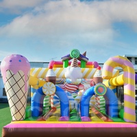 Grand videur gonflable maison de lapin fête gonflable carotte sautant et jeu de défi coulissant aire de jeux combo extérieur