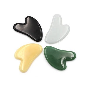 Sfm Ngọc Tự Nhiên Cạo Lưỡi Pha Lê Bán Quý Đá Cạo Đá V Mặt Mặt Massage Ngón Tay Cạo Công Cụ Gua Sha - Product Image 3