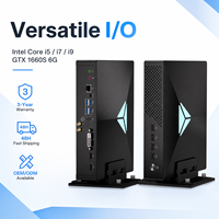 Mini PC para Juegos, Intel Core I9 9900T, GTX 1660S 6G, DDR4 64GB, NVMe, SATA, Doble LAN, Mini PC para Oficina y Juegos Ligeros
