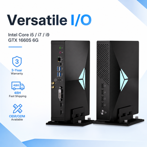 มินิพีซีสำหรับเล่นเกม พร้อมใช้งาน Intel Core I9 9900T GTX 1660S 6G DDR4 64GB NVMe SATA แลนคู่ มินิพีซีสำหรับเล่นเกมเบาๆ เหมาะสำหรับสำนักงาน - Product Image 1