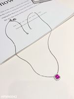 Collier ras de cou en argent avec pendentif en zircon cubique, bijoux d'astrologie tendance pour femmes
