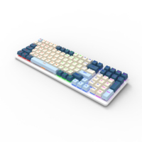 Acer OKW214 100-Key Bedraad Gaming Mechanische Toetsenbord Anti-Ghosting Ergonomie PBT Keycaps Magnetische Afgeschermde