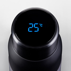 2024 Slimme Waterflessen RVS Thermosflessen Draagbare Thermisch Geïsoleerde Vacuümflessen Met LED Digitaal Display - Product Image 4