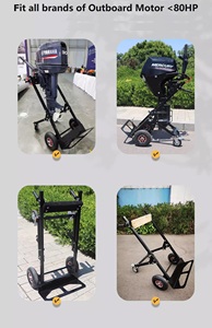 Carro portador de <span class=keywords><strong>motor</strong></span> fueraborda de servicio pesado <span class=keywords><strong>con</strong></span> 2 ruedas Carro de soporte de <span class=keywords><strong>motor</strong></span> de <span class=keywords><strong>barco</strong></span> Dolly para transporte de almacenamiento de <span class=keywords><strong>motor</strong></span> - Product Image 4