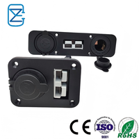 Connecteur d'alimentation CC mâle/femelle 50A, indice de protection IP65, 600V, double prise allume-cigare à montage en surface pour utilisation automobile, marine et VR