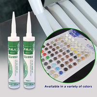 Sellador de Silicona Ecológico Pengda 992, Sellador Impermeable Anti-Moho de Bajo Olor para Sellado de Ventanas, Puertas, Cocinas y Baños