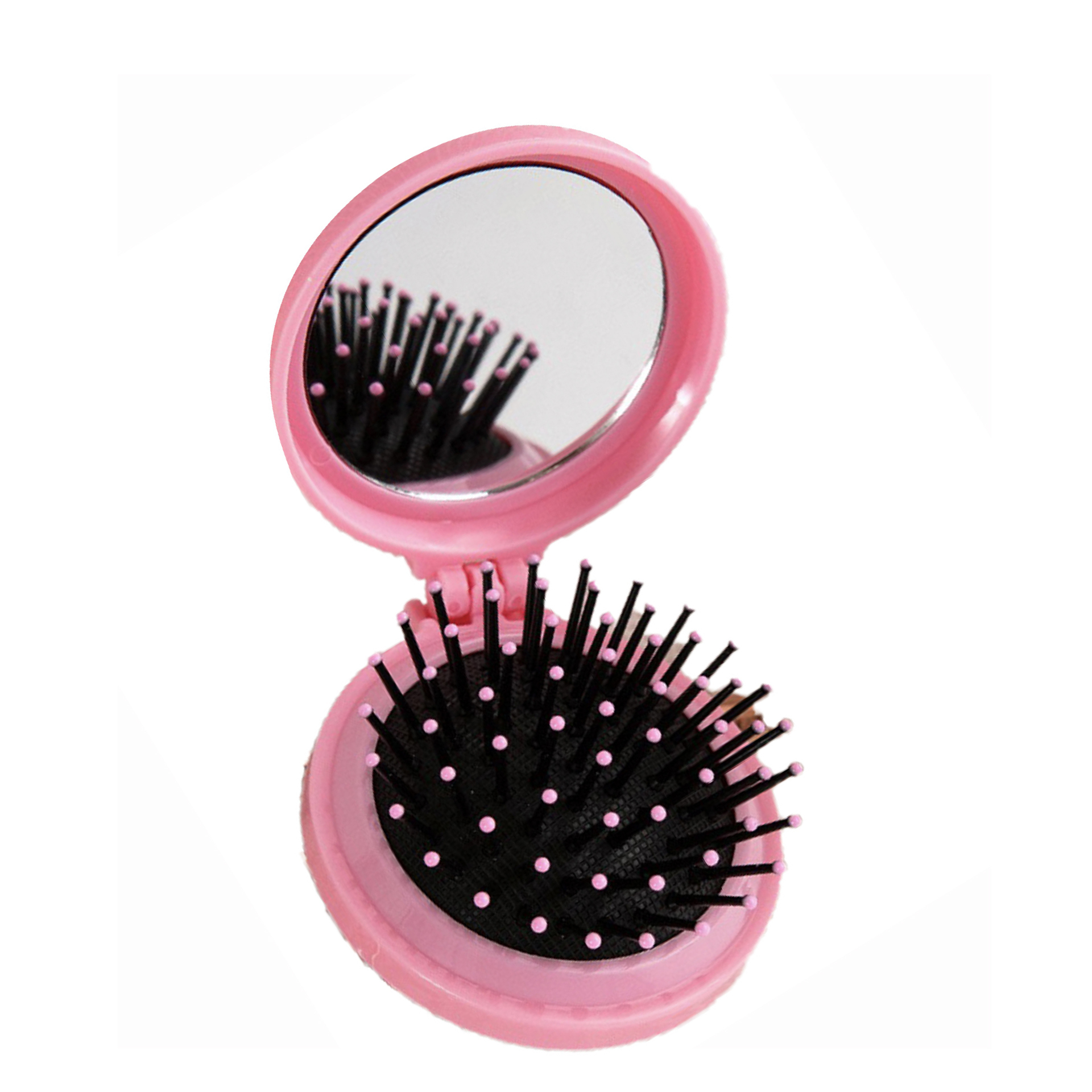 Peigne noir dents rose