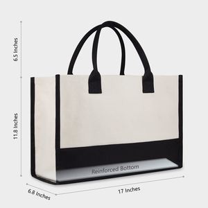 Nouveau Sac Fourre-tout Femme Tendance en Coton et Lin Personnalisé avec Lettres – Idéal pour le Shopping - Product Image 2