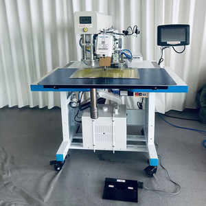 Máquina de coser industrial programable de cama plana de una aguja para ribetes de bolsillos, de alta velocidad, automática, para solapas de camisas - Product Image 6