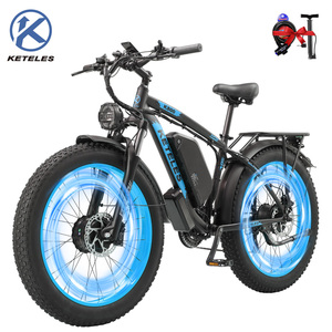All Terrain Fat Tire Bike 250W Dual Motor Lithium 23AH <b>Battery</b> Dual Hydraulic Disc Mountain Smart LCD Display - Product Image 1