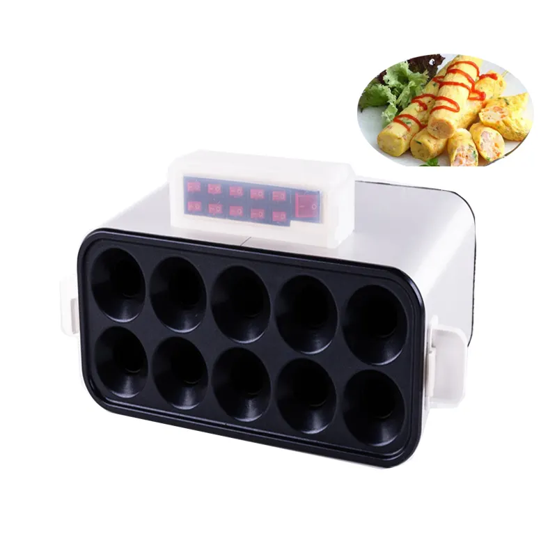 110/220V Electric Egg Sausage Roll baked machine egg hot dog roll grilling machine