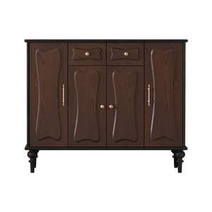 Zapatero de Madera Maciza Estilo Francés, Gran Capacidad, Retro, para Entrada o Recibidor - Product Image 5