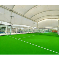 Atap Lapangan Pickleball dan Padel Tenis Luar Ruangan dari Baja Anti Karat - Tahan Lama, Tahan Air, Portabel dengan Harga Kompetitif
