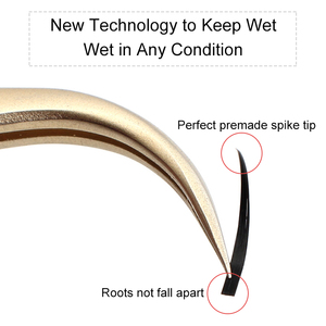 Cổ điển cá nhân lông mi ướt thiết lập <span class=keywords><strong>Lash</strong></span> phần mở rộng gai ướt nhìn khay Spike PREMADE ướt lông mi lông mi mở rộng - Product Image 3