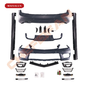 Kit de Carrocería de Alta Calidad para Benz Clase <span class=keywords><strong>C</strong></span> W204, Actualización al Estilo C63, Parachoques Delantero con Luces DRL, Parachoques Trasero y Faldones Laterales - Product Image 6